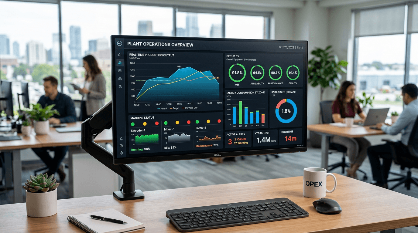 Remote monitoring and reporting dashboard