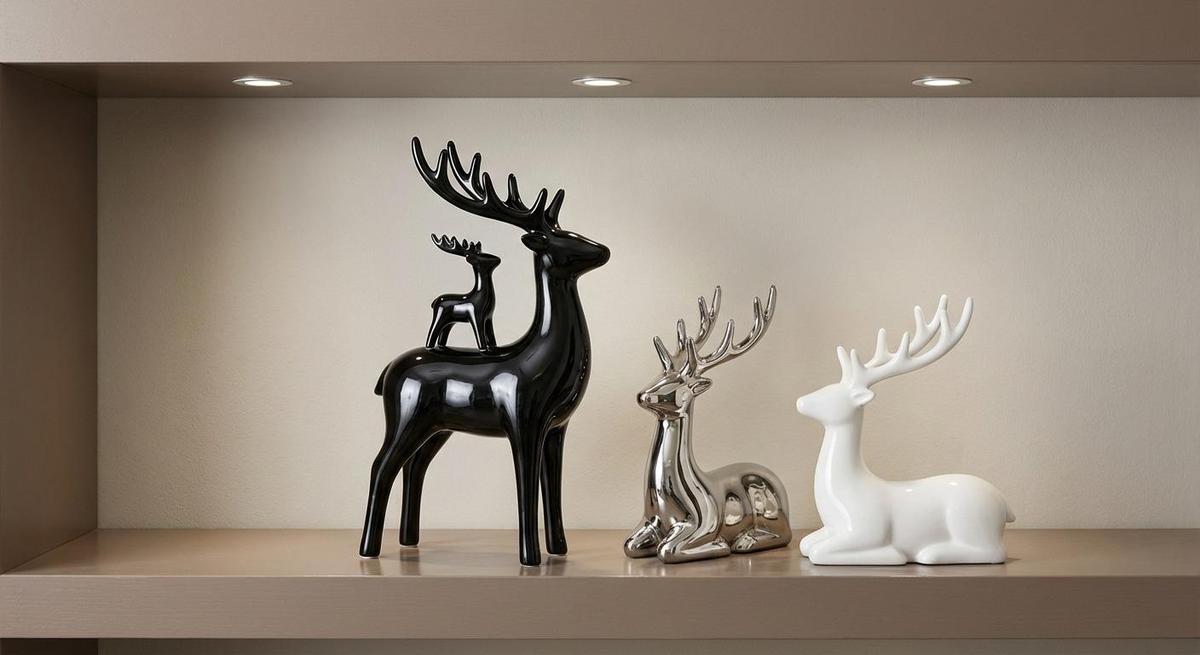 Elevate Your Home Decor with Ceramics: Deer Sculptures & Giraffes